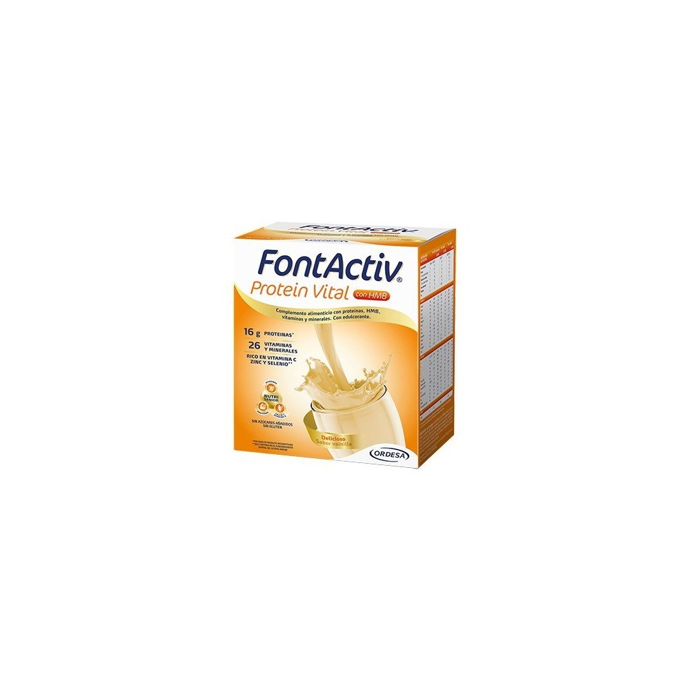 Ordesa Fontactiv Protein Vital Vanilla 14 paketėlių