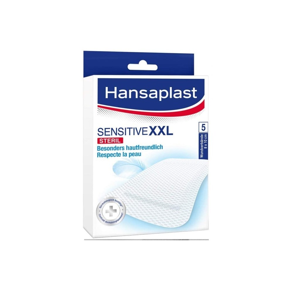 Hansaplast Sensitive XXL 8x10 5U
