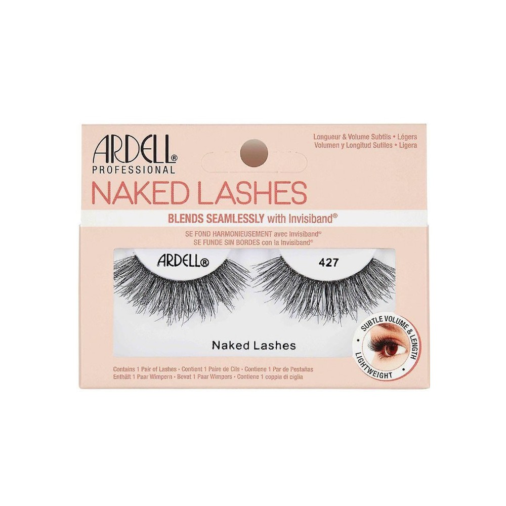 klijuojamos akių blakstienos "Ardell Naked Lashes" 427