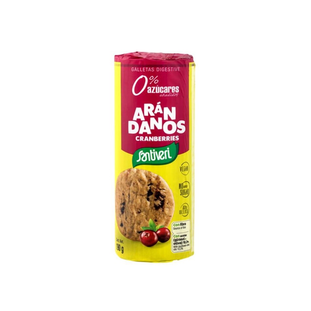 Santiveri Digestive Cranberry Biscuits 190g