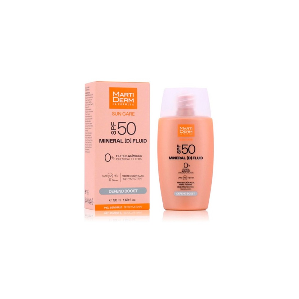 "Martiderm Sun Care mineralinis skystis nuo saulės Spf50 50ml
