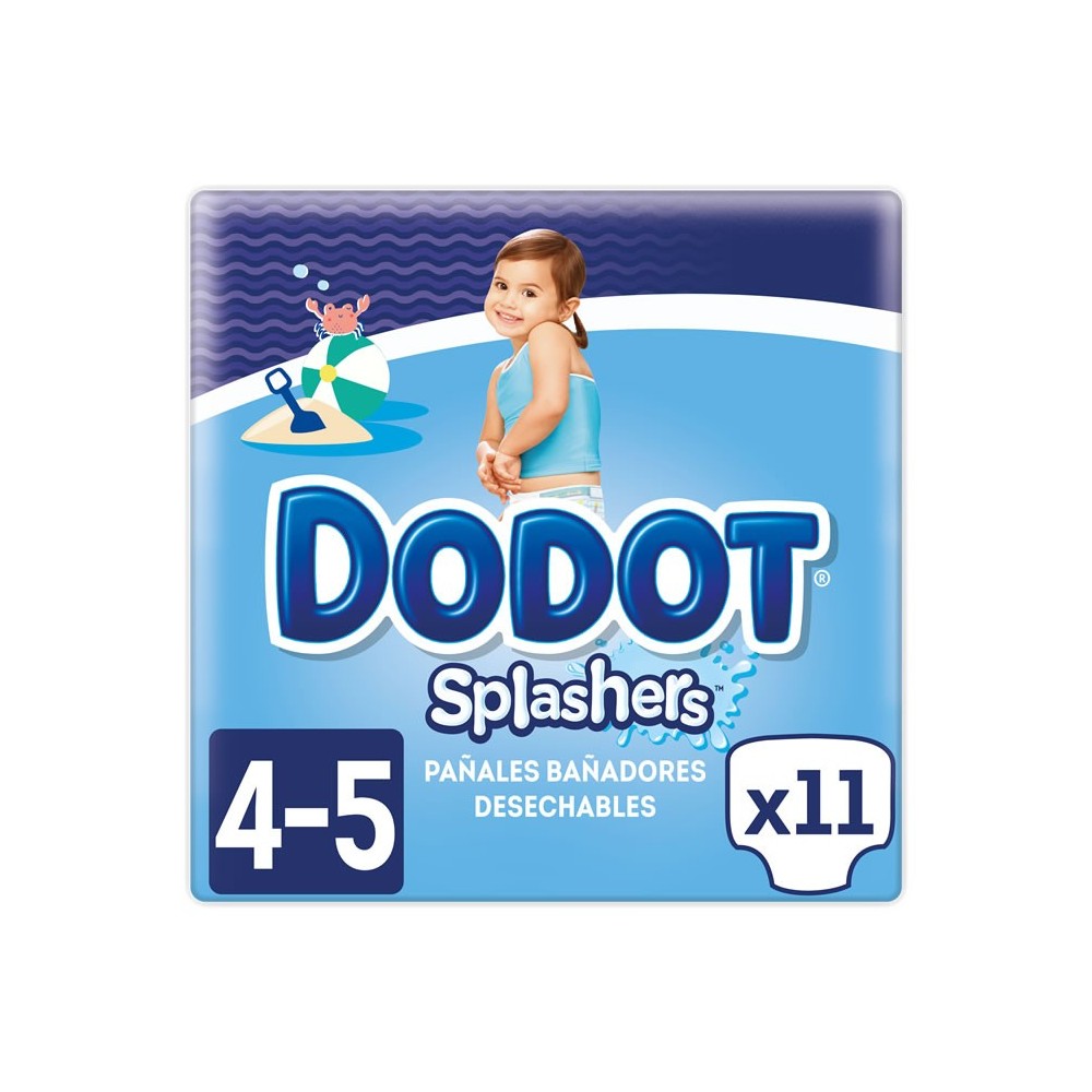 Dodot Splashers maudynių sauskelnės T-4 11 vienetų