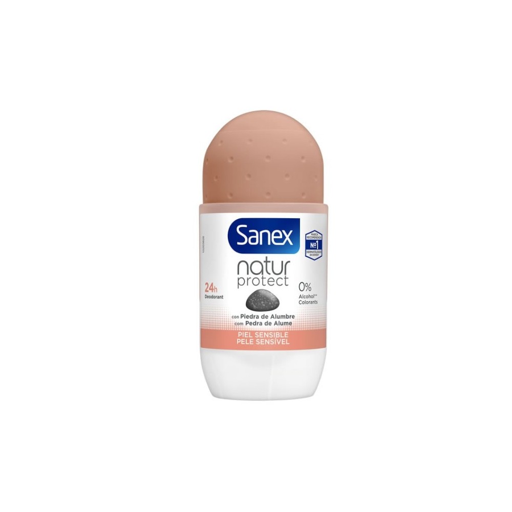 "Sanex" dezodorantas Natur Protect Sensitive Skin 24h 0% alkoholio 50ml