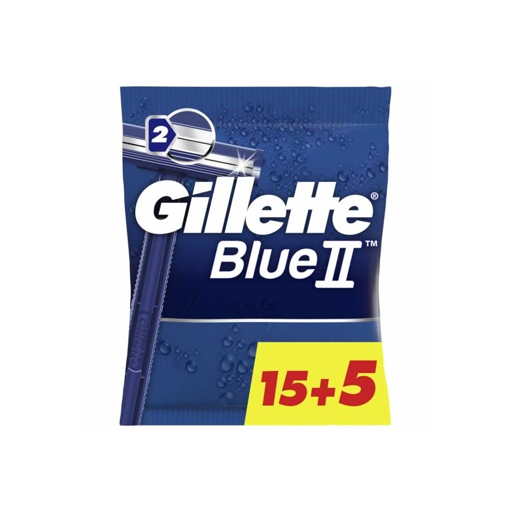 Gillette Blue II skutimosi peiliukai 15+5 vnt