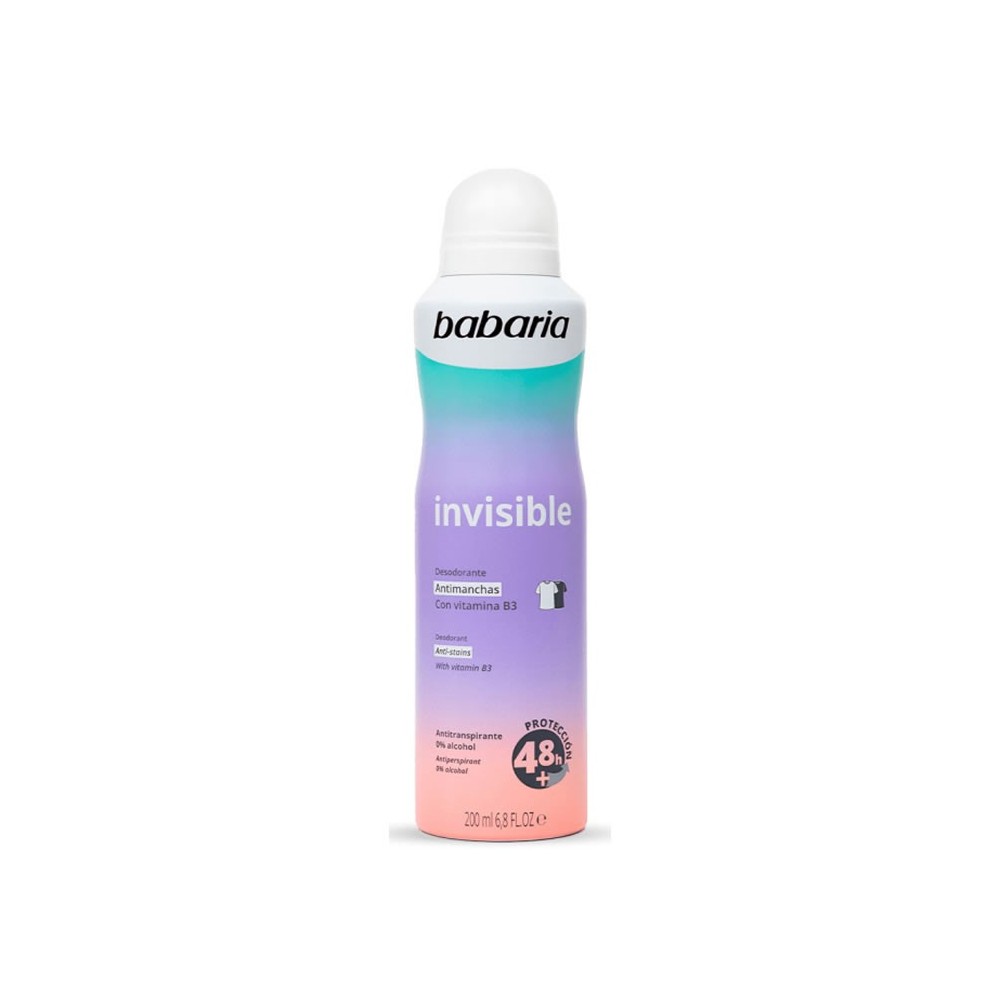 Babaria Invisible dezodorantas purškiamas 200ml