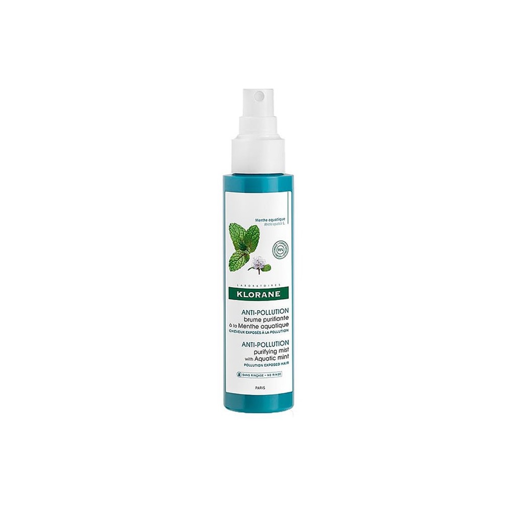 "Klorane Anti-Pollution Purifying Mist With Aquatic Mint" 100ml