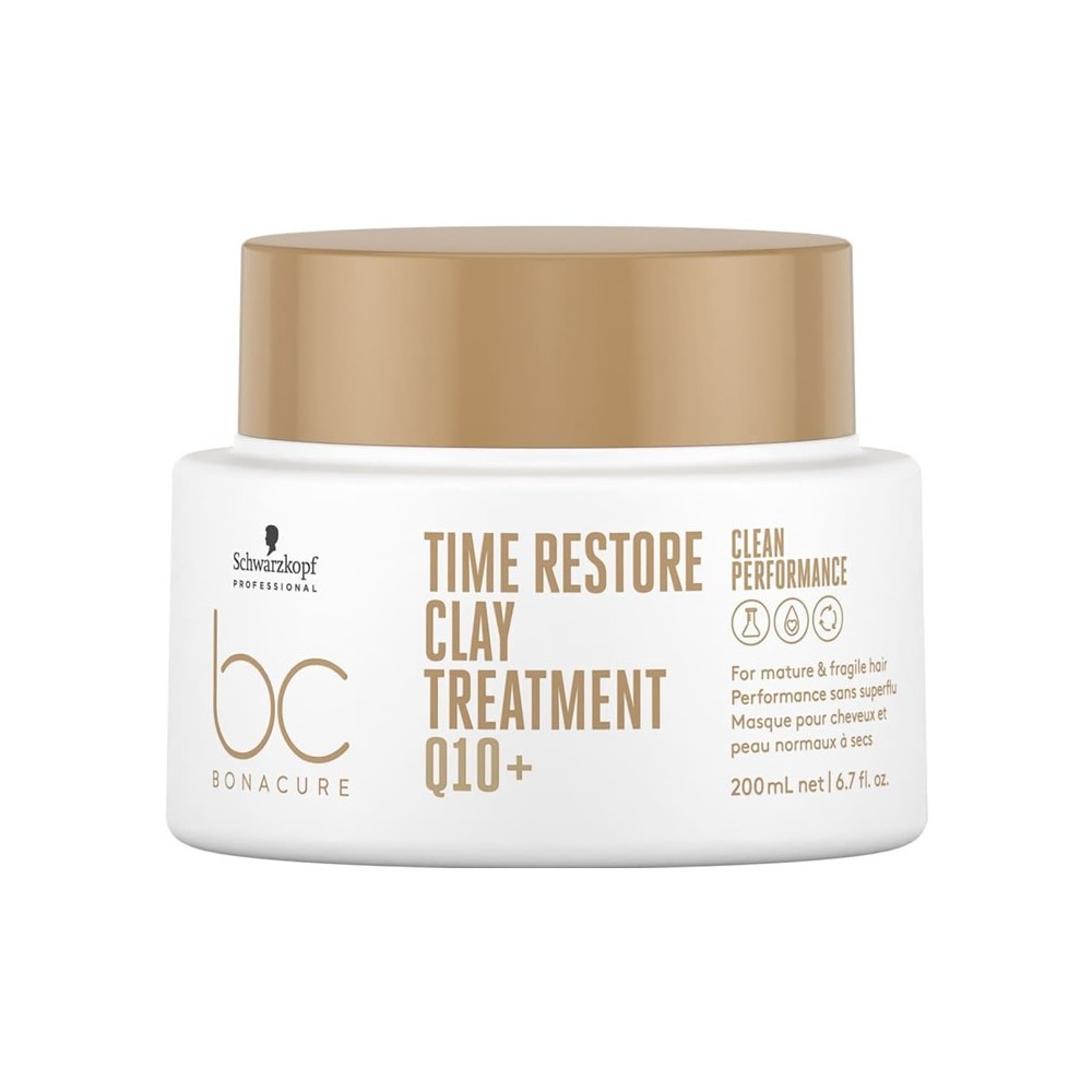 Schwarzkopf Bc Bonacure Time Restore Q10 Clay Treatment 200ml