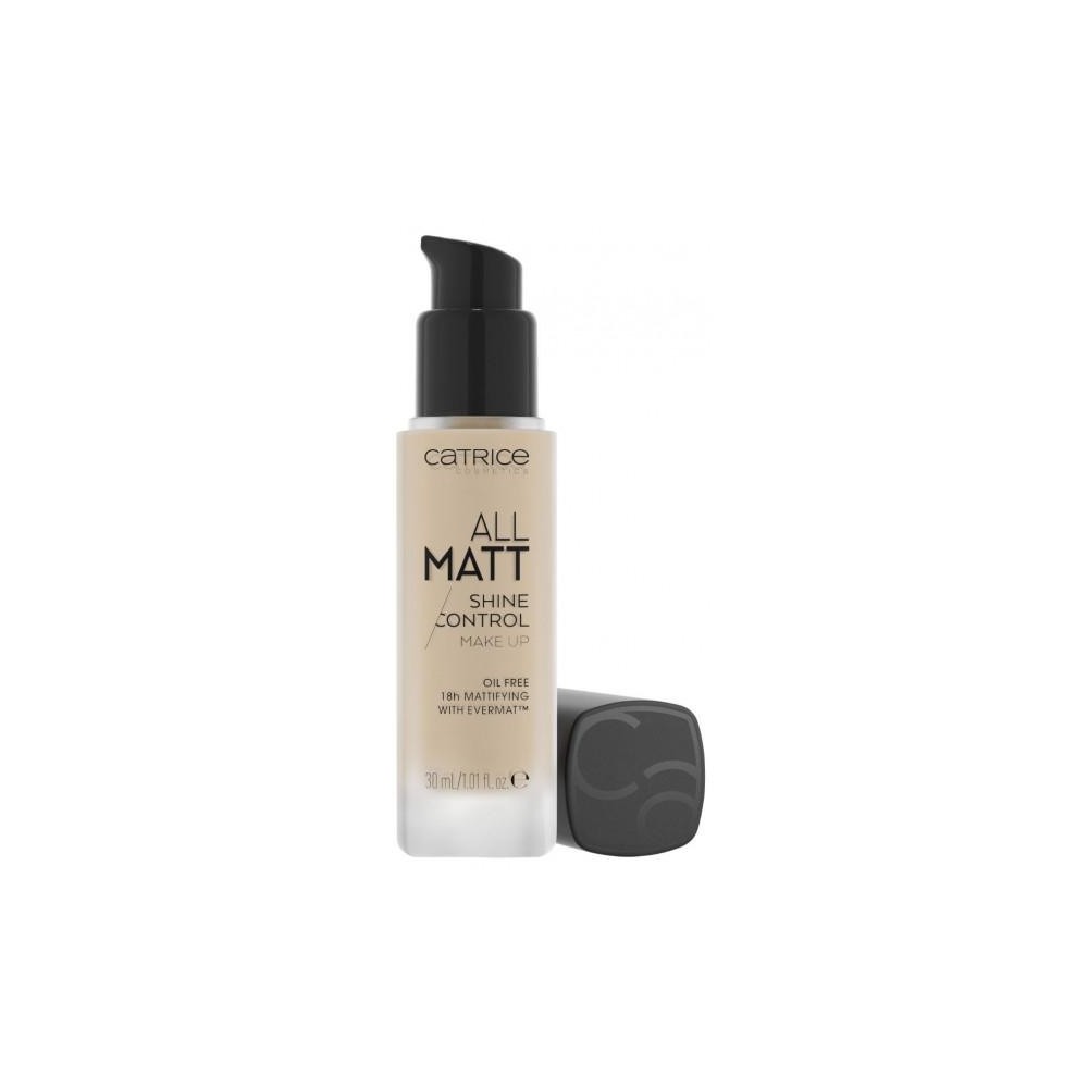 makiažo pagrindas Catrice All Matt Shine Control Make Up 020n-Neutral Nude Beige