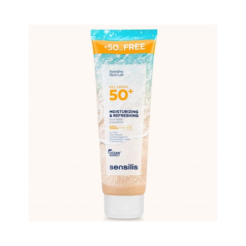 Sensilis Fotoprotector Gel Cream  apsaugantis nuo saulės kūno kremas Spf50+ 250ml