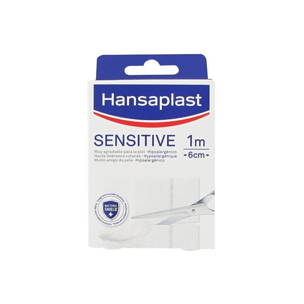 "Hansaplast" tvarsčiai "Med Sensitive Strip" 1x6