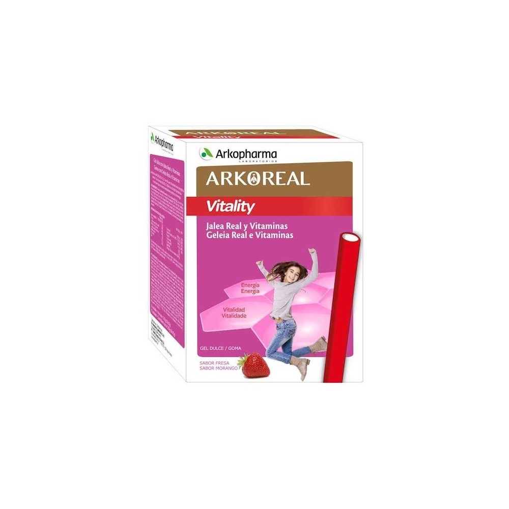 "Arkoreal Vitality" želė + vitaminai 50 lazdelių