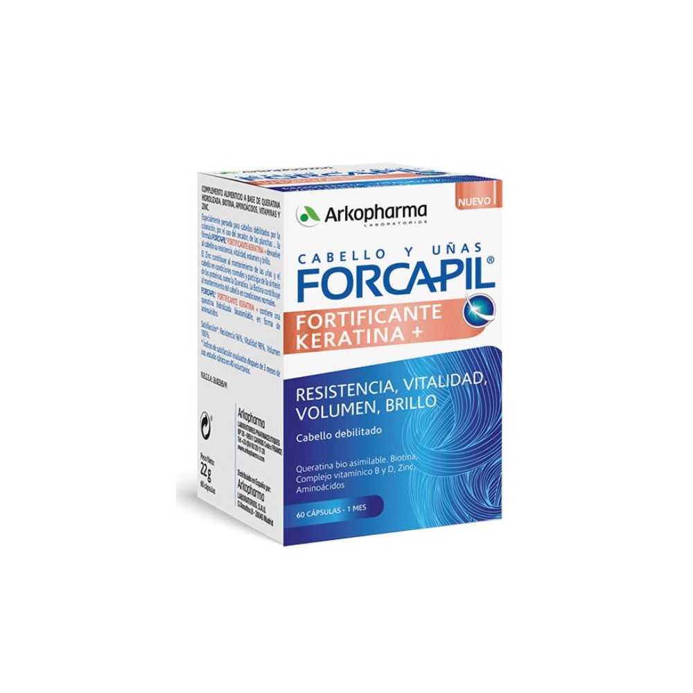 "Arkopharma Forcapil Fortifying + Keratin 60 kapsulių