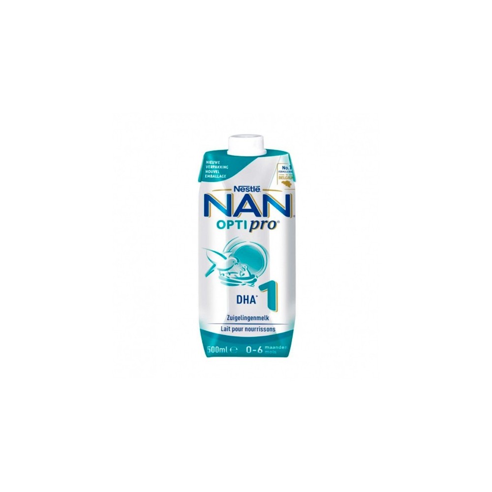 Nestle Nan Optipro 1 papildomas pienas kūdikiams nuo 6 mėnesių 500ml