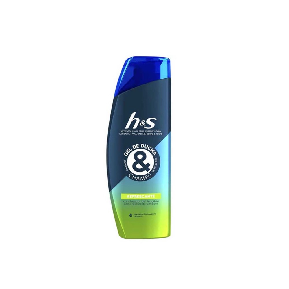 "H&S Refreshing Anti-Dandruff" dušo želė ir šampūnas nuo pleiskanų 300ml