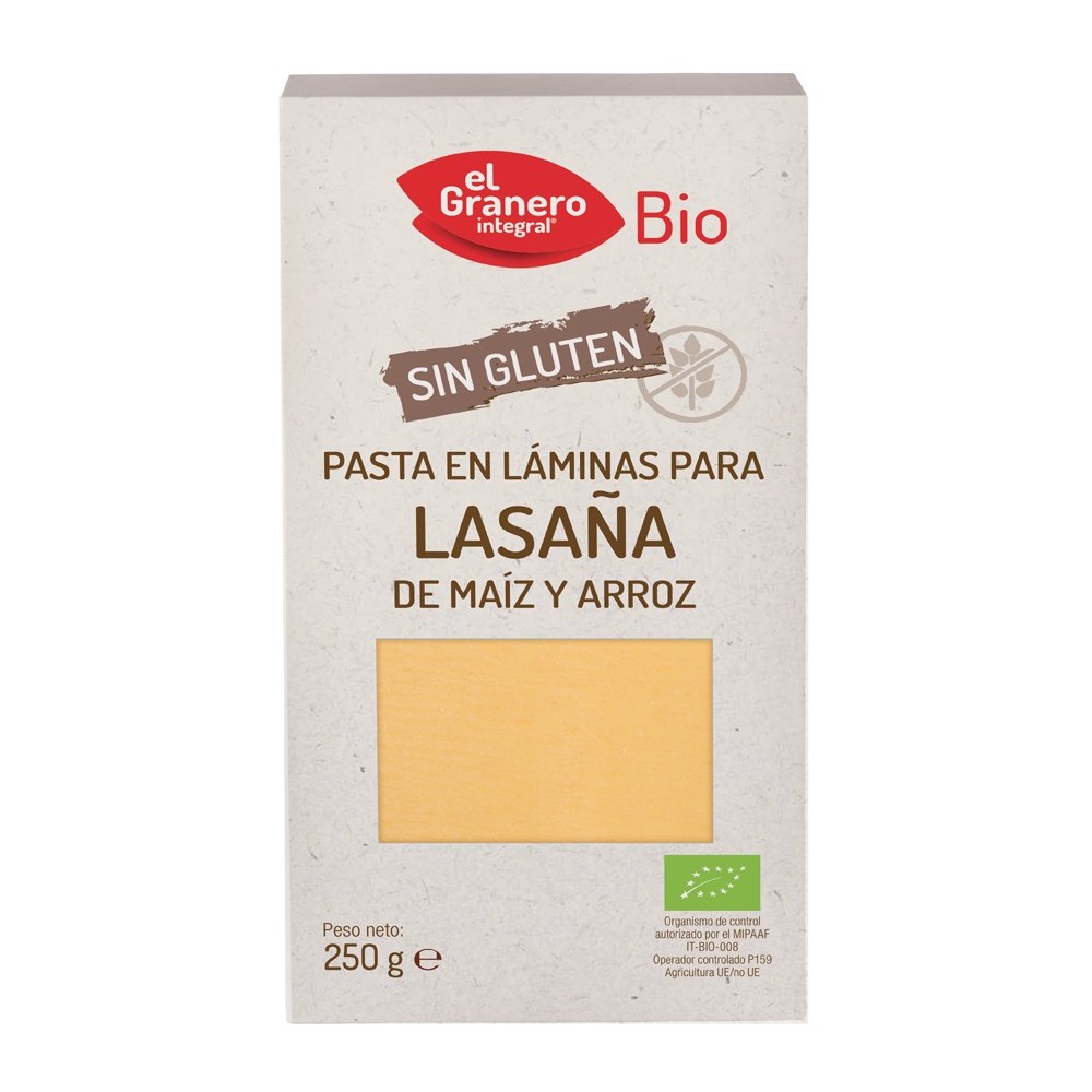 Granero lazanijos lakštai be glitimo Bio 250g