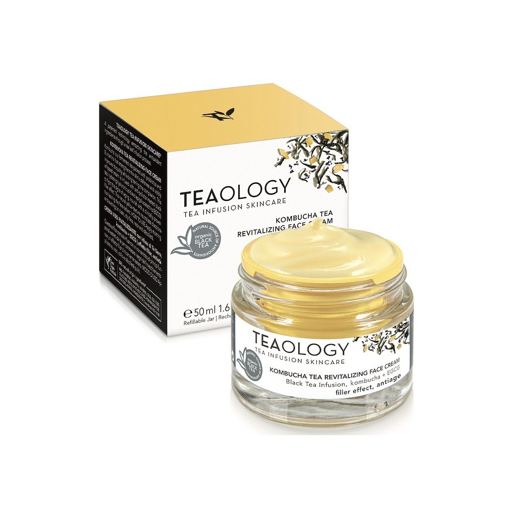 Teaology Kombučos arbatos atgaivinamasis veido kremas 50ml