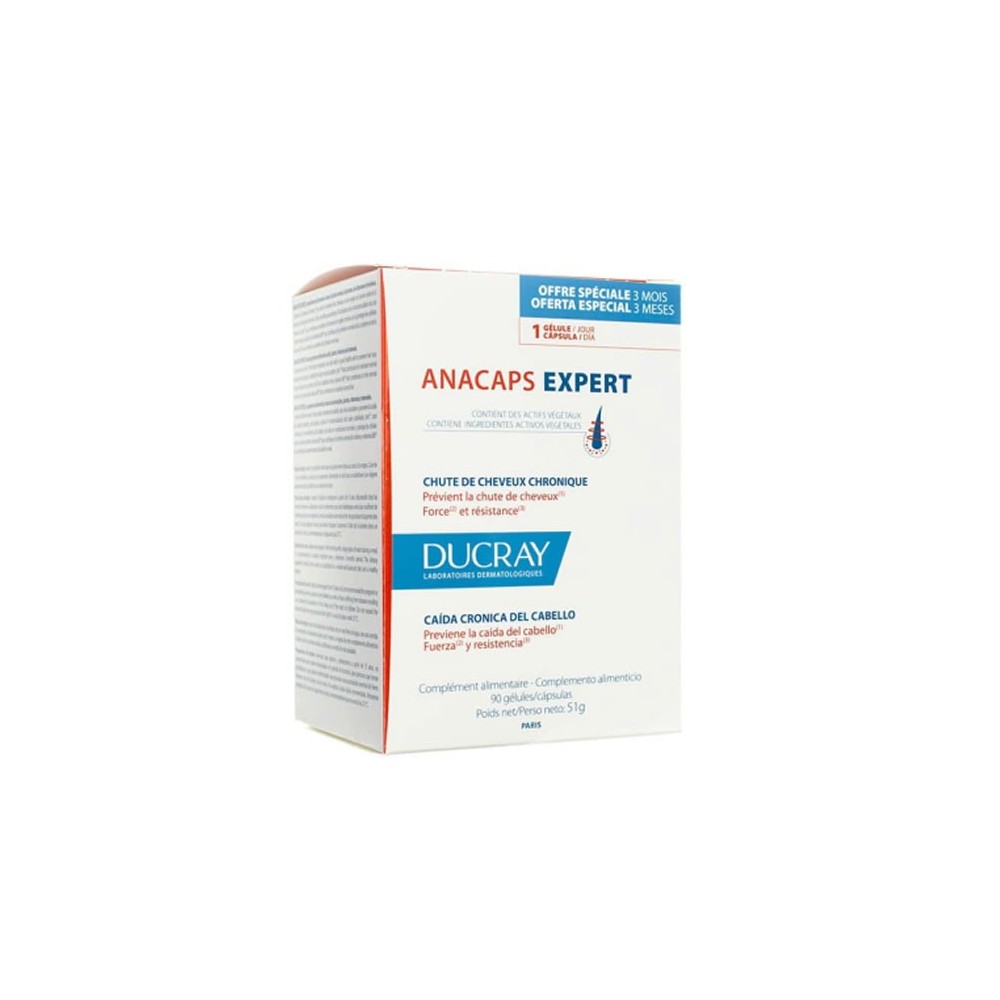 Ducray Anacaps Expert 90 kapsulių