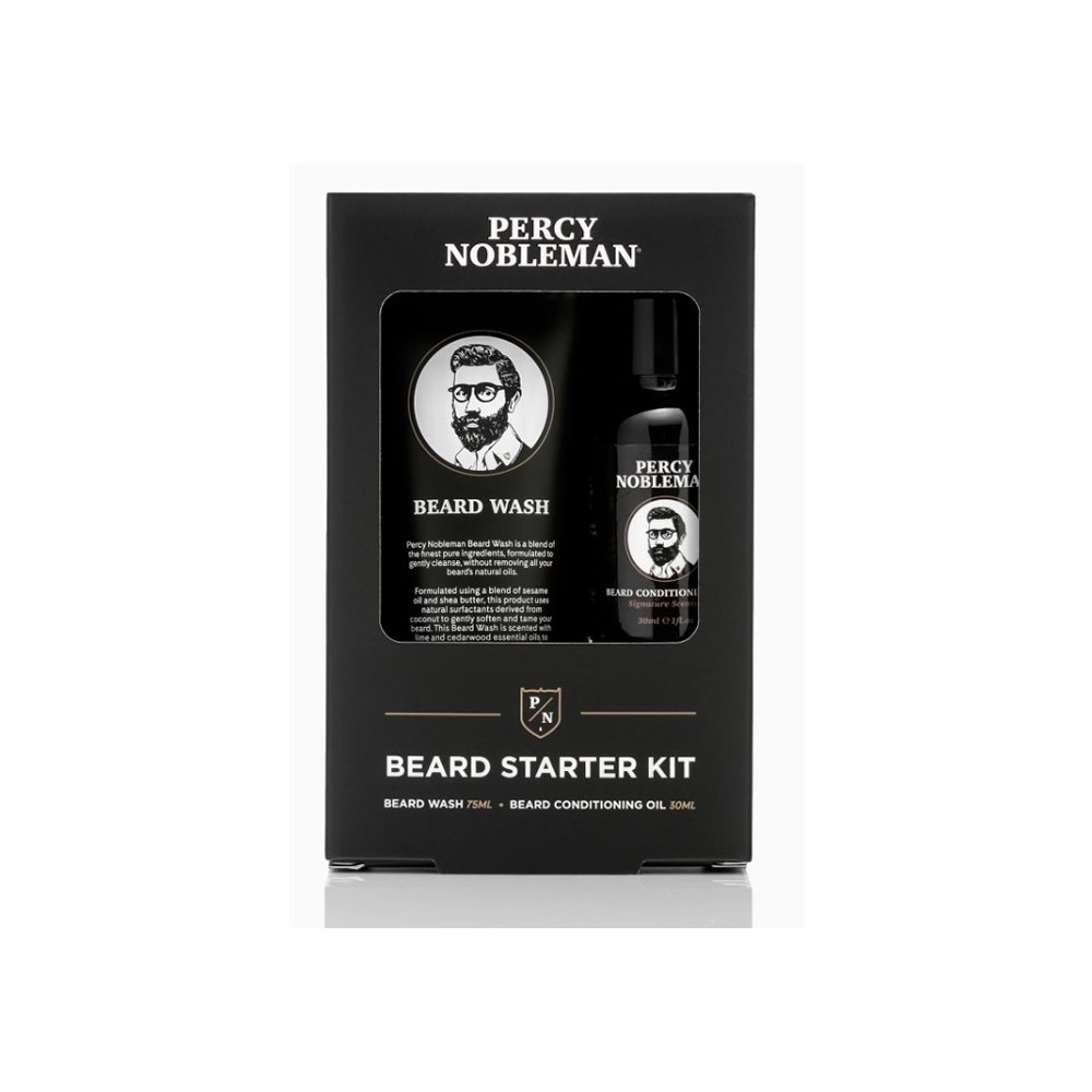 Percy Nobleman Beard Wash 75ml Set Pieces