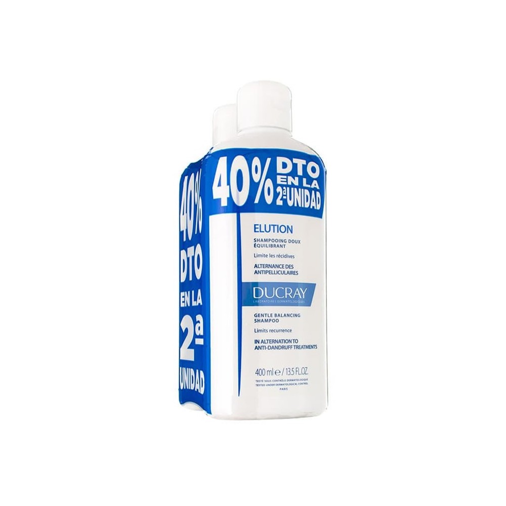 Ducray Elution šampūnas 2x400ml