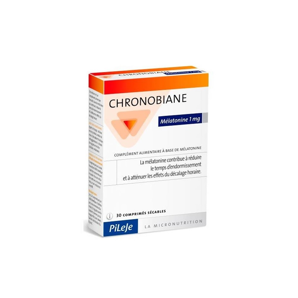 Pileje Chronobiane Melatonin 1mg 30 tablečių