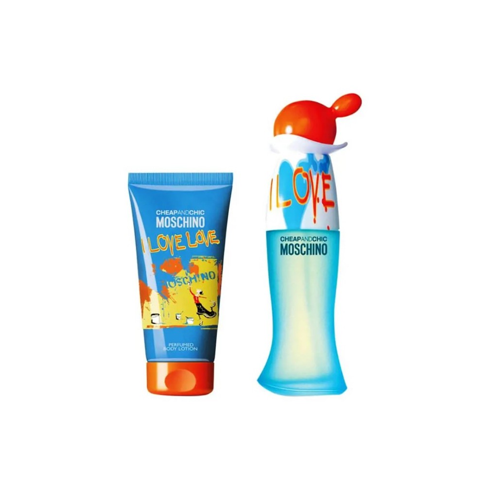 Moschino Cheap and Chic I Love Love Eau De Toilette Spray 30ml rinkinys 2 vnt