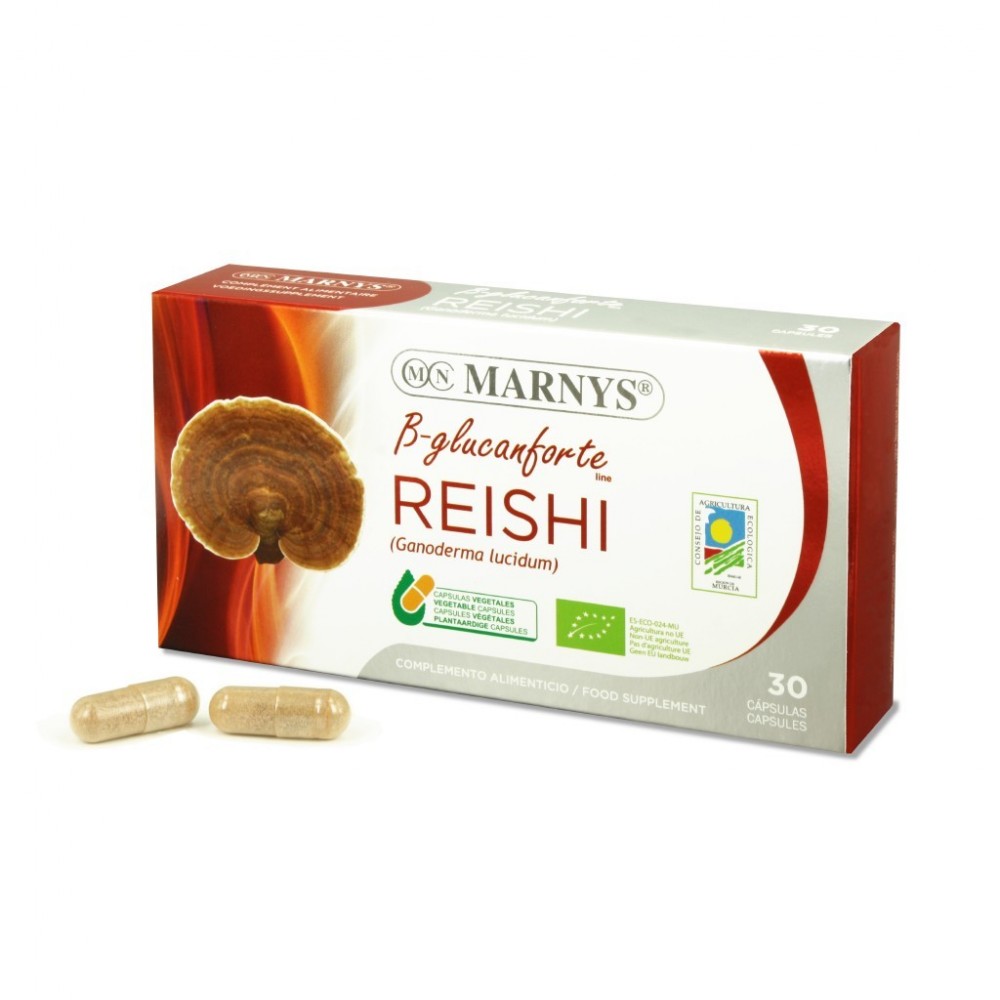 Marnys Reishi Bio 30 kapsulių Vegetales X 400mg