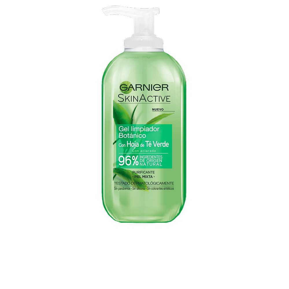 "Garnier Skinactive Leaf Te Green" valomasis gelis mišriai odai 200ml