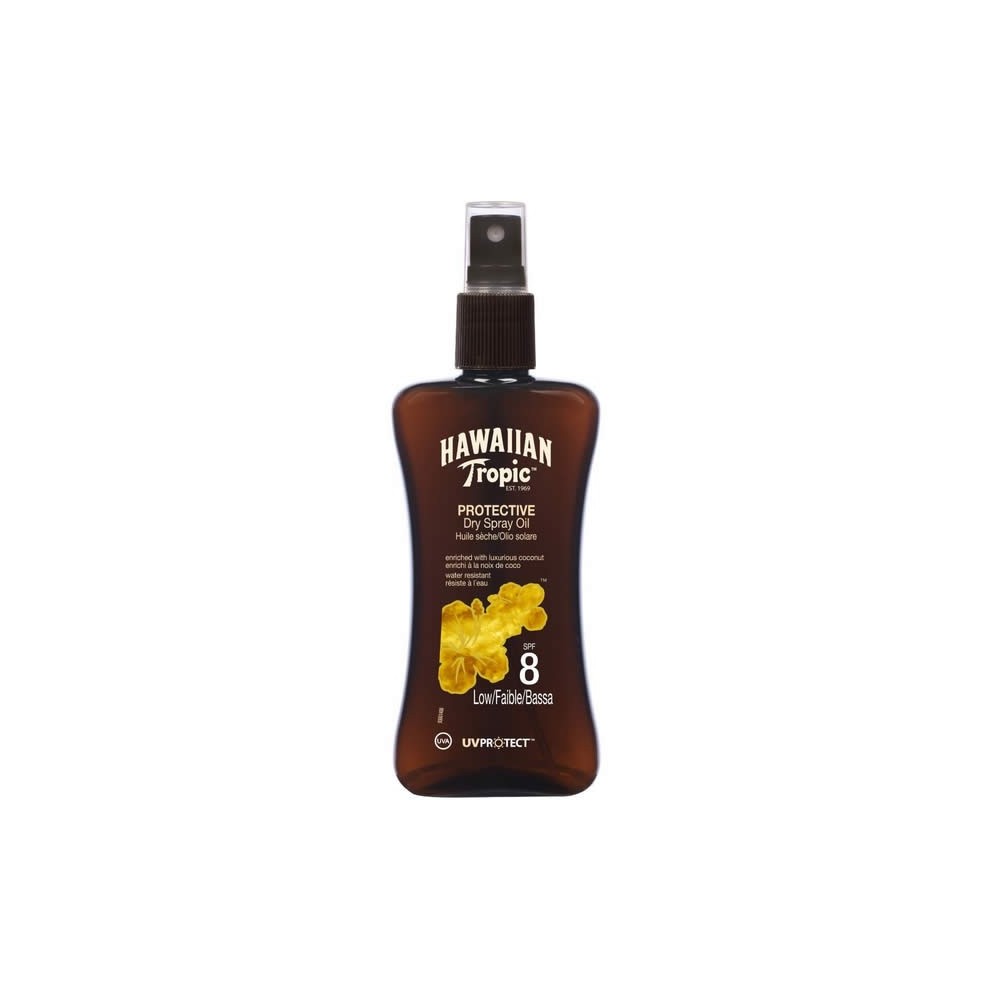 Hawaiian Tropic apsauginis sausas purškiamasis aliejus Spf8 Low 200ml