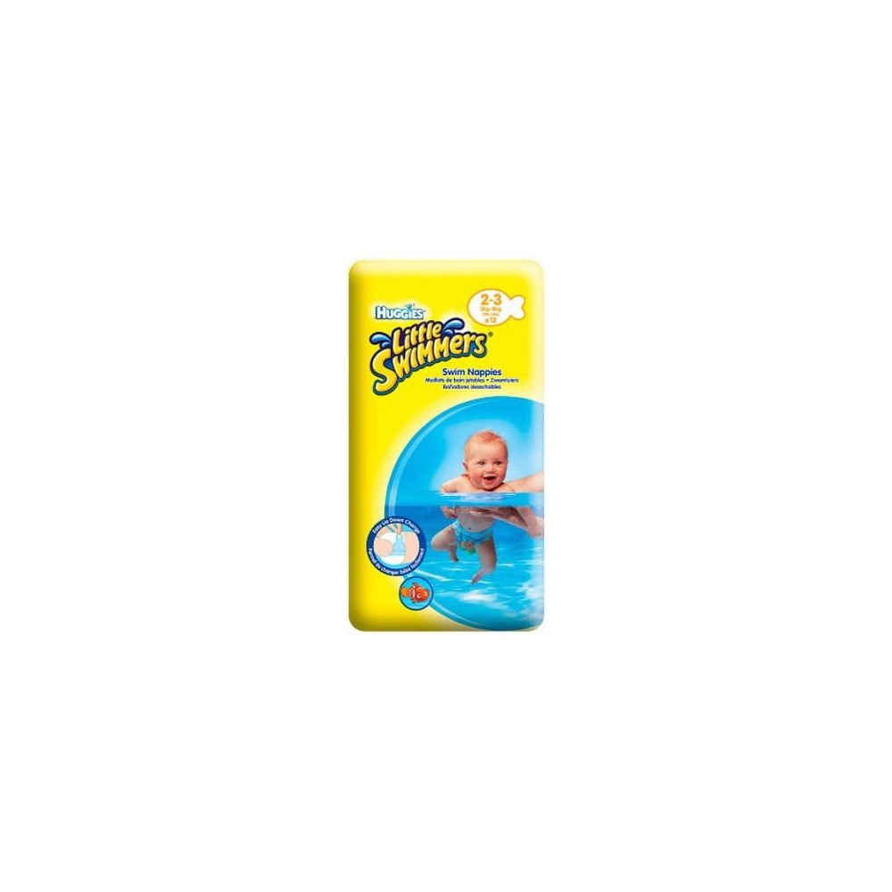 "Huggies Little Swimmers" vienkartiniai maudymosi sauskelnės 2-3 dydžio, 12 dalių