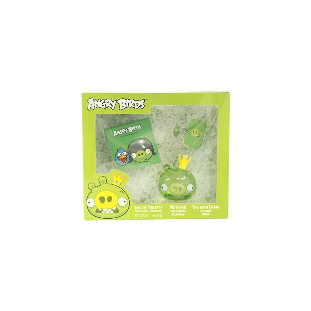 Angry Birds Pig Eau De Toilette Spray 50ml 3 dalių rinkinys