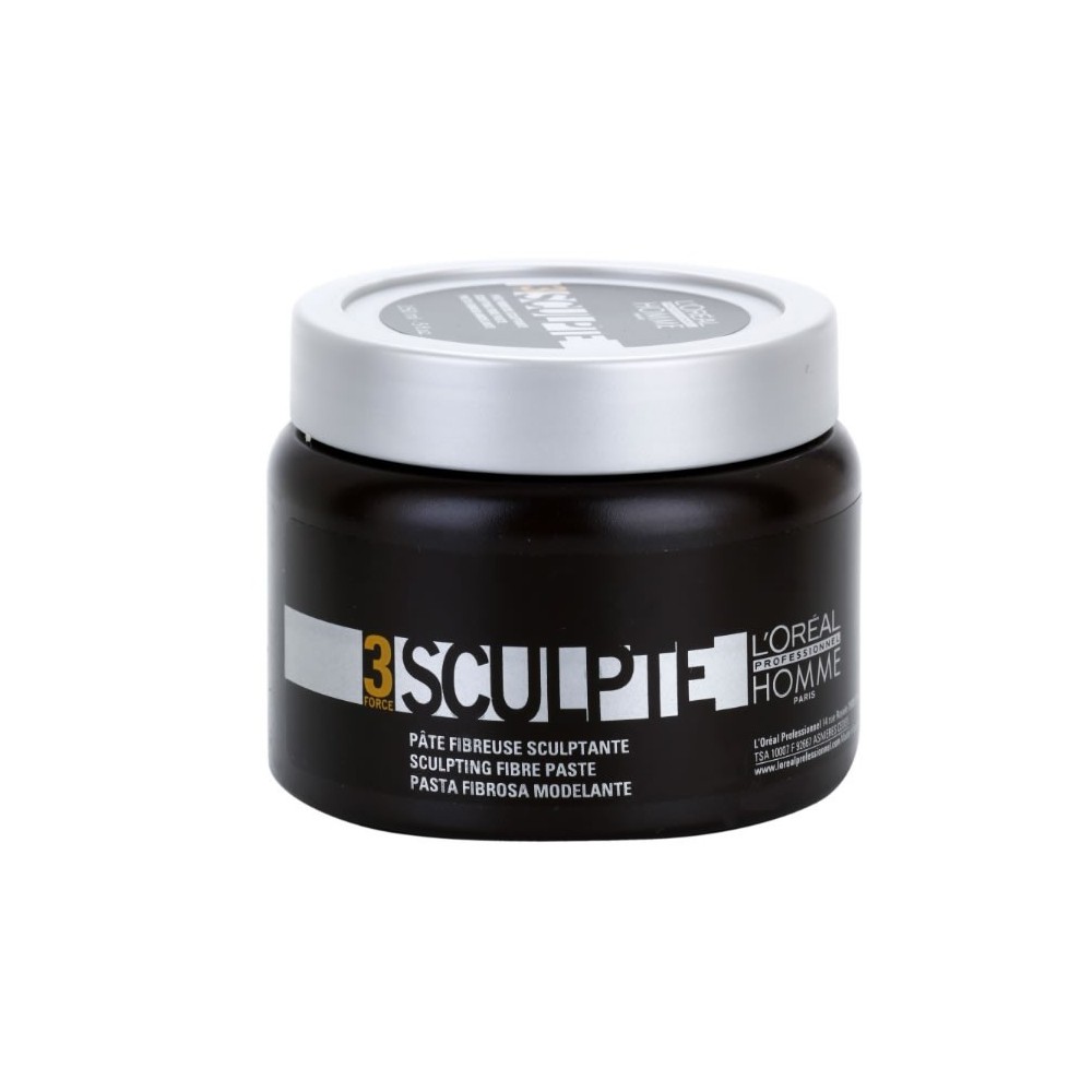 Plaukų formavimo pasta vyrams L'Oréal Professionnel Homme Force 3 Sculpting Fibre Paste 150ml