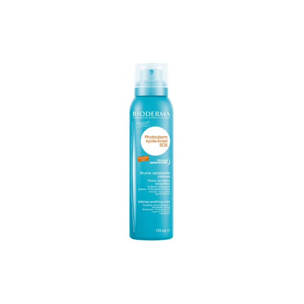 purškiama dulksna po deginimosi "Bioderma Photoderm After Sun Sos Intense Soothing Mist Sensitive Overheated Skin" 125ml