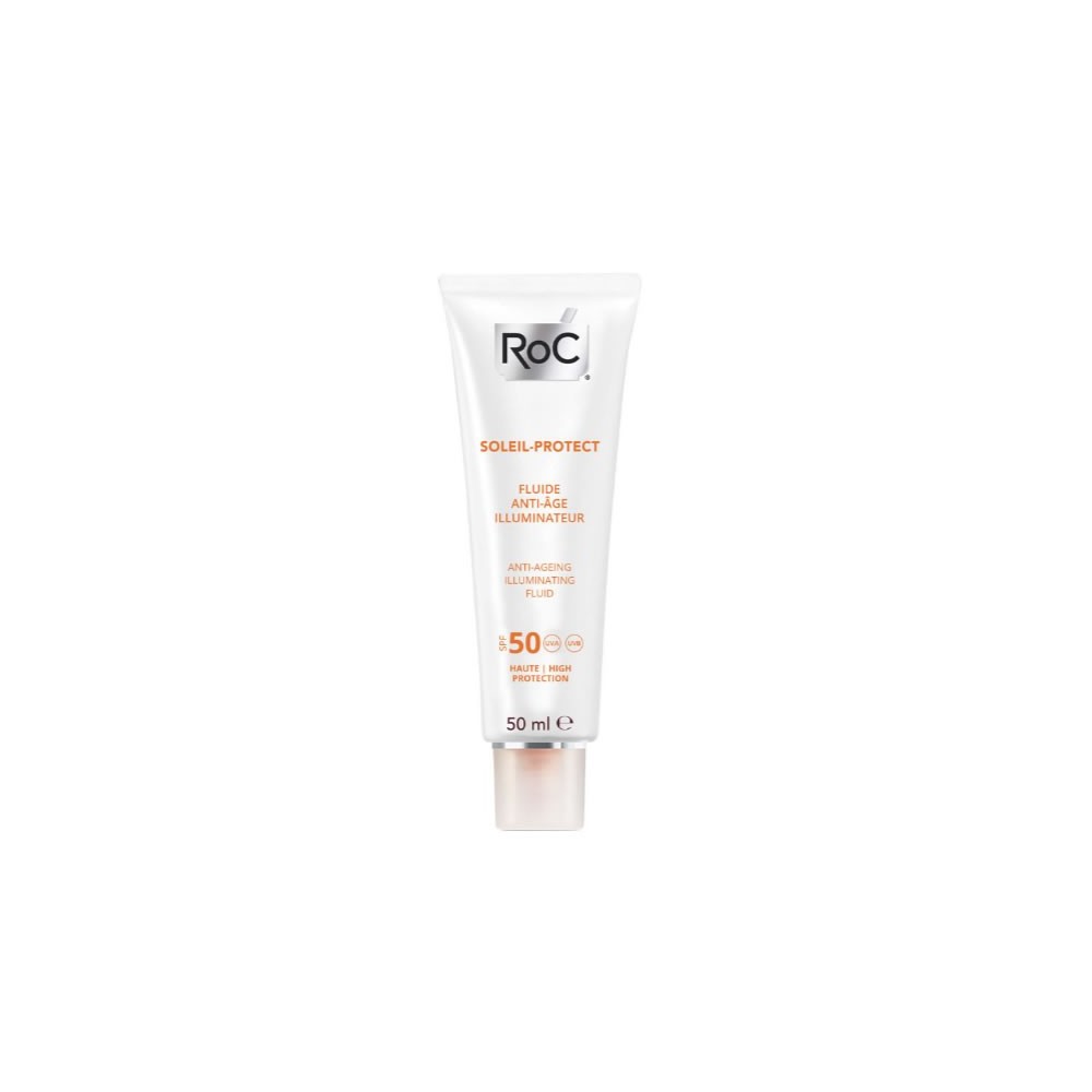 Roc Soleil Protect Anti Ageing Illuminating Fluid Spf50 50ml