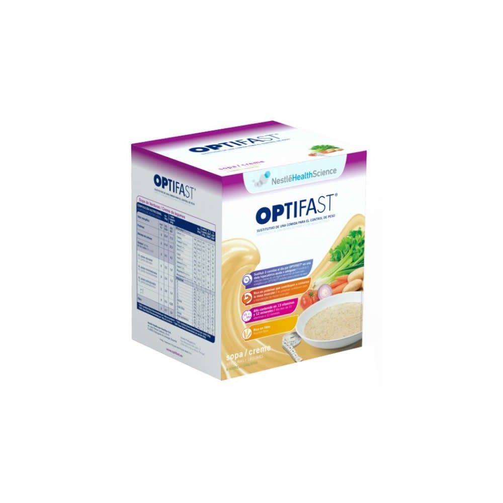 "Optifast Sopa Verduras 9 Sobres