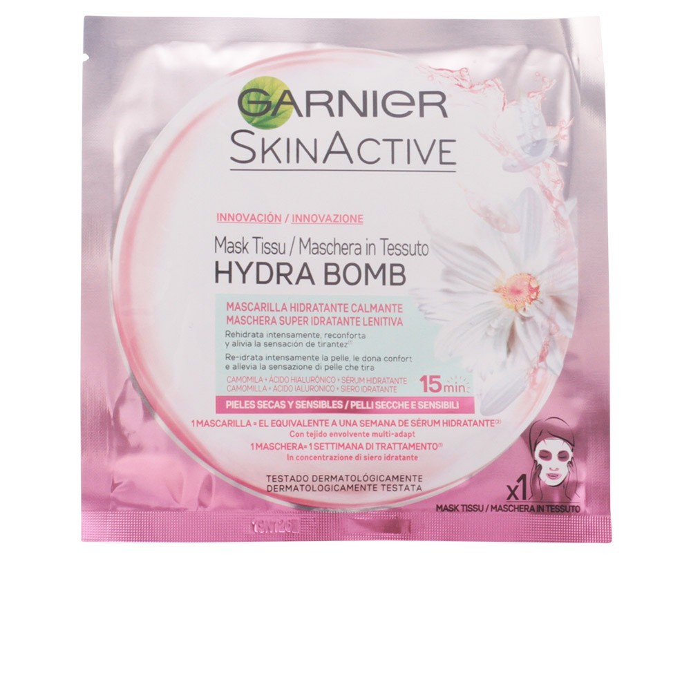 "Garnier Skinactive Hydrabomb" raminanti drėkinamoji veido kaukė