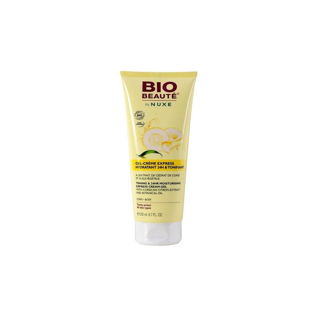 "Nuxe Bio Beauté" tonizuojantis ir 24 val. drėkinamasis greitasis kreminis gelis 200ml