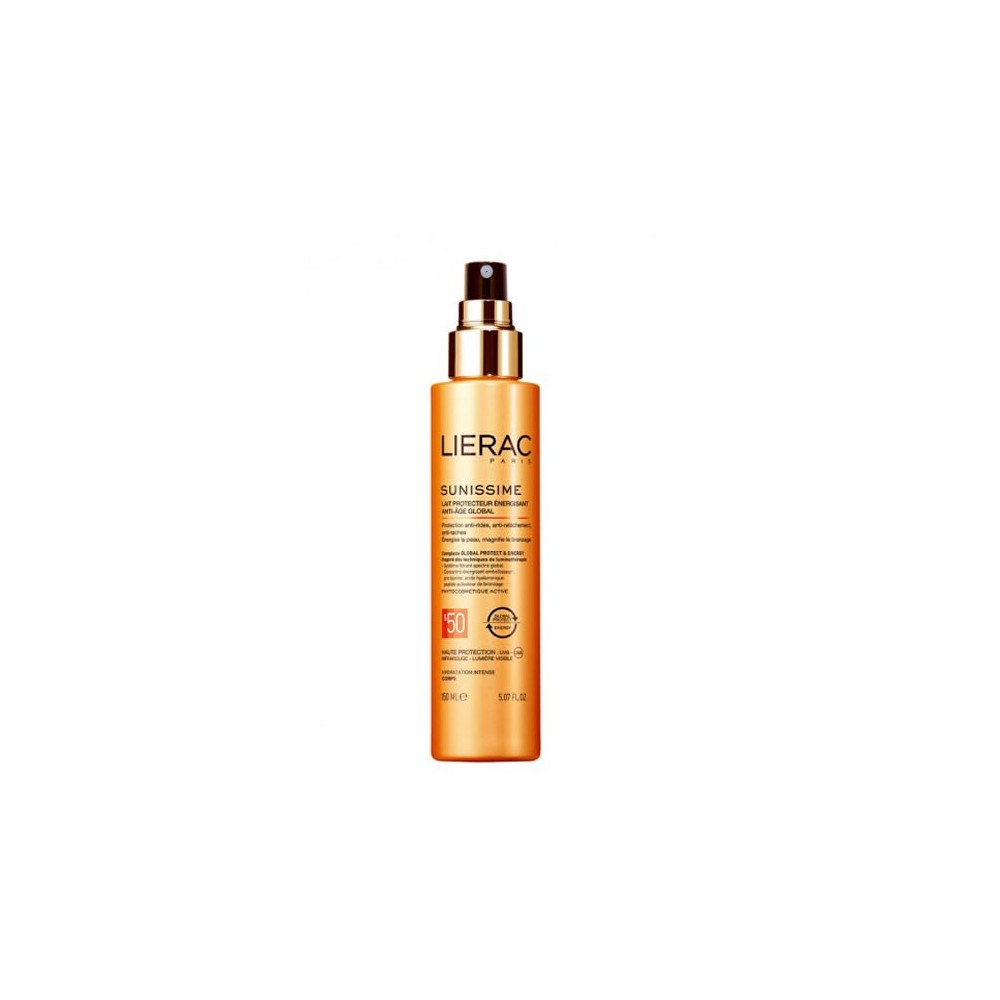 Lierac Sunissime Energizuojantis apsauginis pienelis Global Anti Aging Spf50 150ml