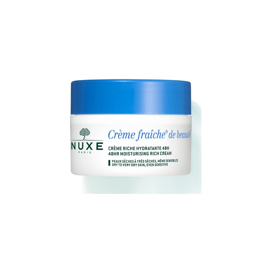 Nuxe Crème Fraîche De Beauté drėkinamasis kremas sausai odai 50ml