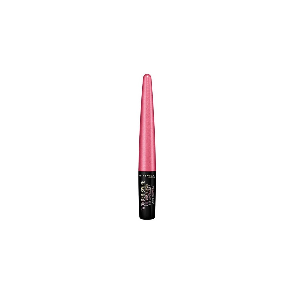 "Rimmel London Wonder Swipe 2 in 1" blizgus akių pieštukas ir akių šešėliai 009 Mega Hottie 1.7ml