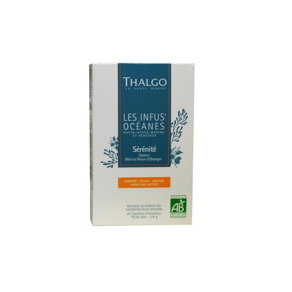 "Thalgo Organic Sérénité Infusion" 20 sandariai uždarytų paketėlių