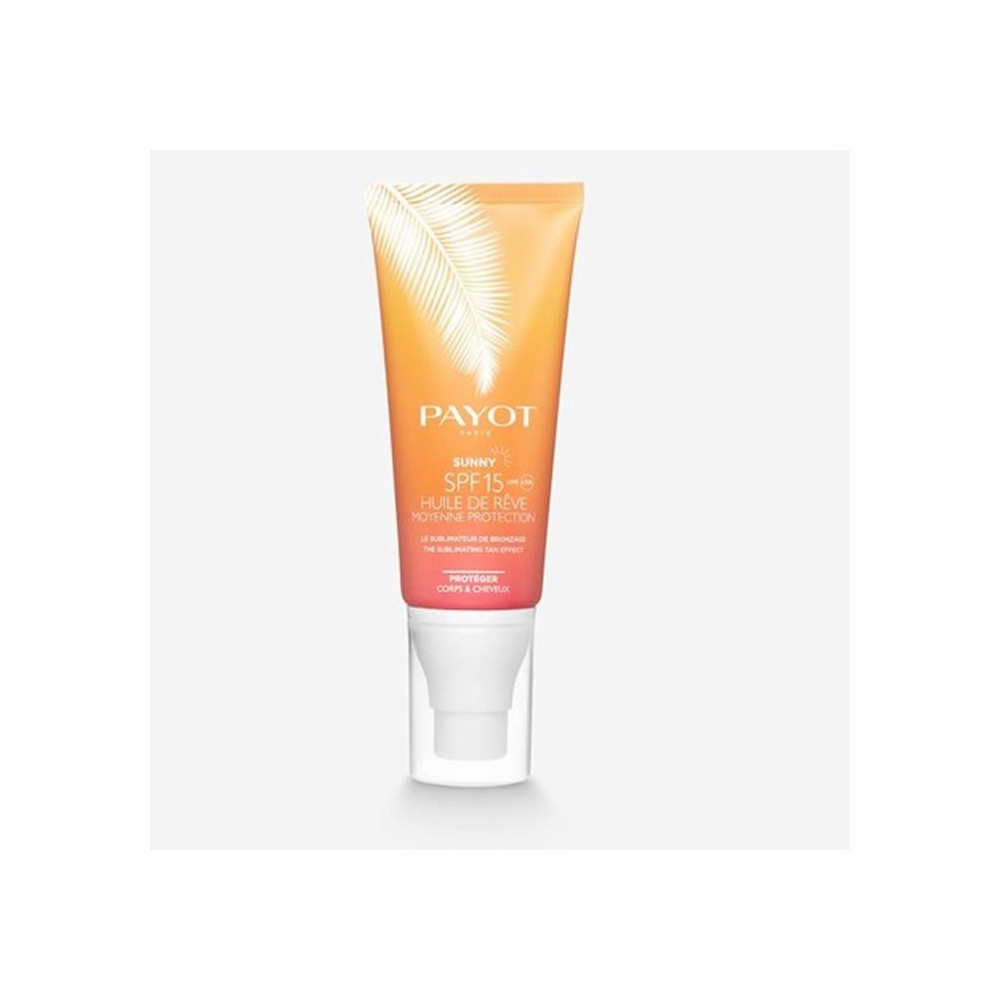 Payot Sunny Huile De Reve SPF15 Purškiamas apsauginis aliejus kūnui ir plaukams  100ml