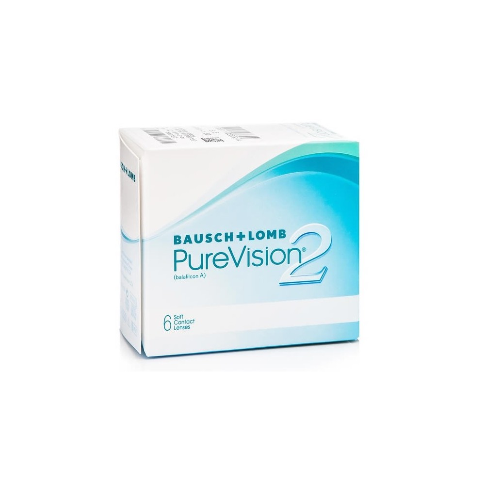 PureVision Contact Lenses Visibility Tinted -1.25 BC/86 6 Units