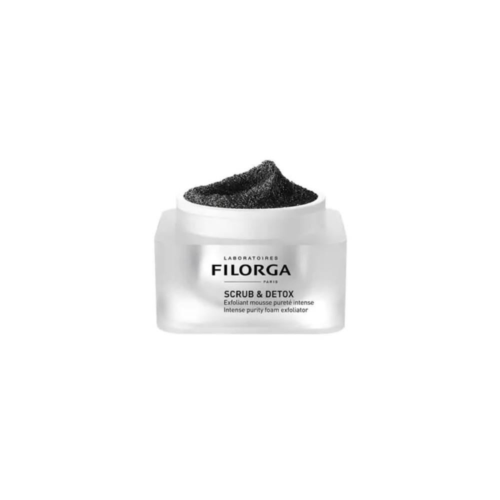 Filorga Scrub & Detox Intense Purity Foam Exfoliator Dvigubo poveikio detoksikuojantis veido šveitiklis 50ml