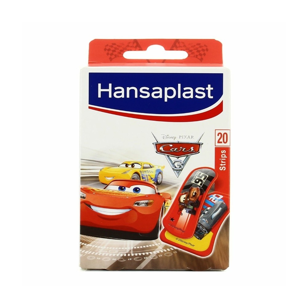 "Hansaplast Disney Kids Cars 3" pleistrai  20vnt