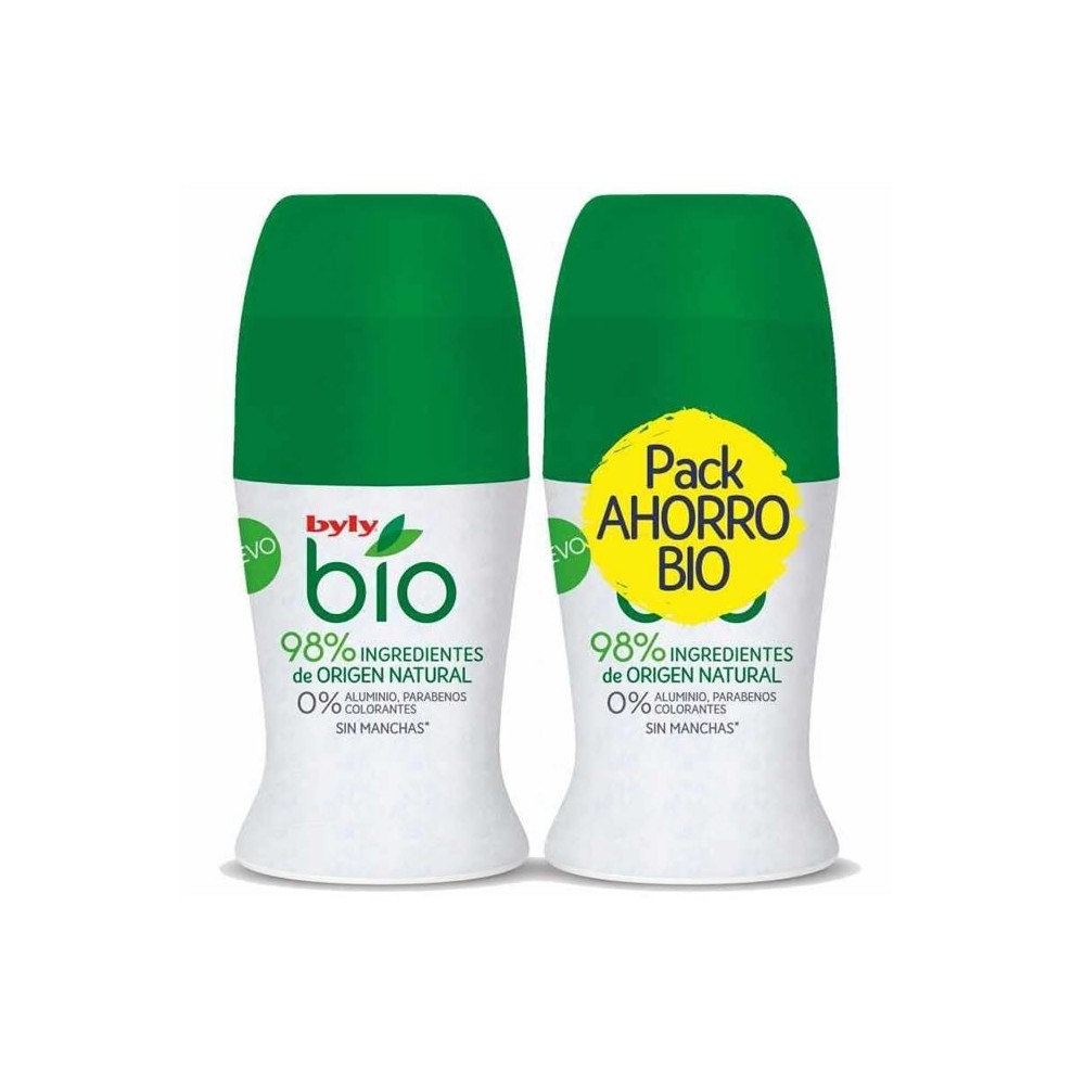 Byly Bio Deodorant Roll On 2x50ml