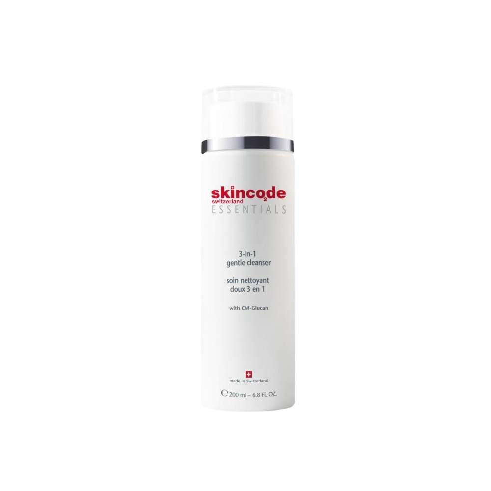 "Skincode Essentials 3 in 1 švelnus valiklis 200ml