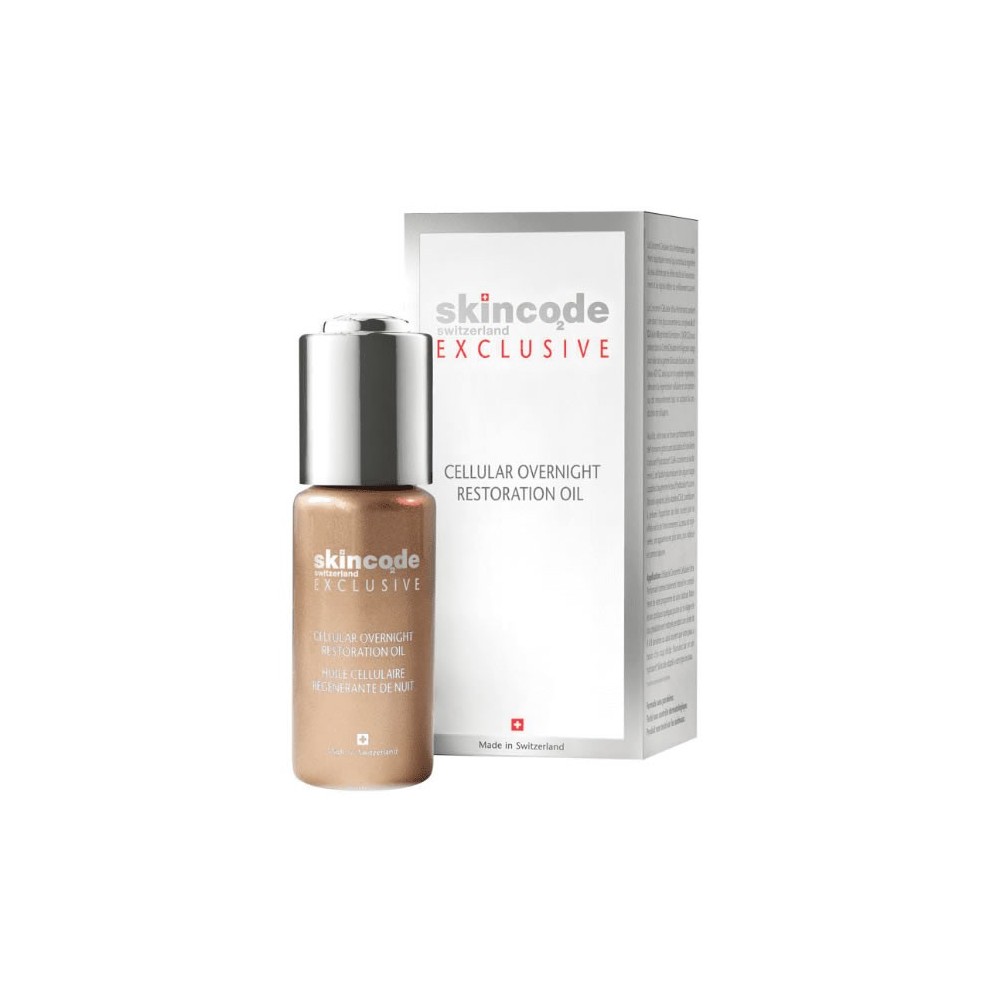 Skincode Exclusive Cellular OVernight Restoration Oil naktinis veido serumas 30ml