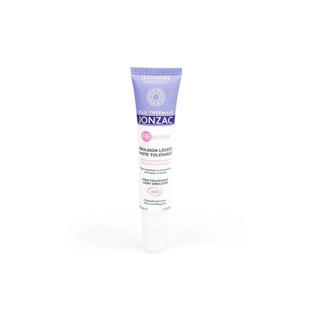 "Jonzac Reactive High Tolerance Light Emulsion" veido kremas 40ml