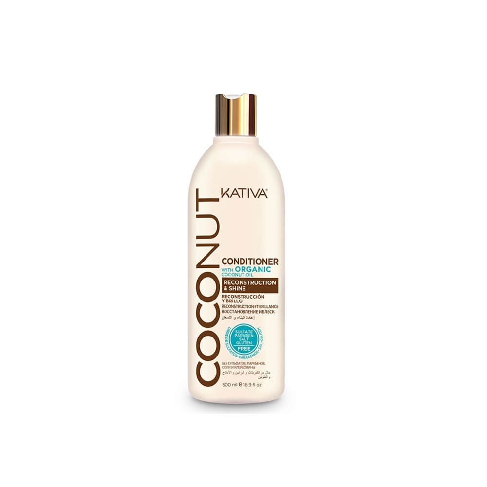 Kativa Coconut Conditioner Reconstruction & Shine kokosų plaukų kondicionierius   500ml