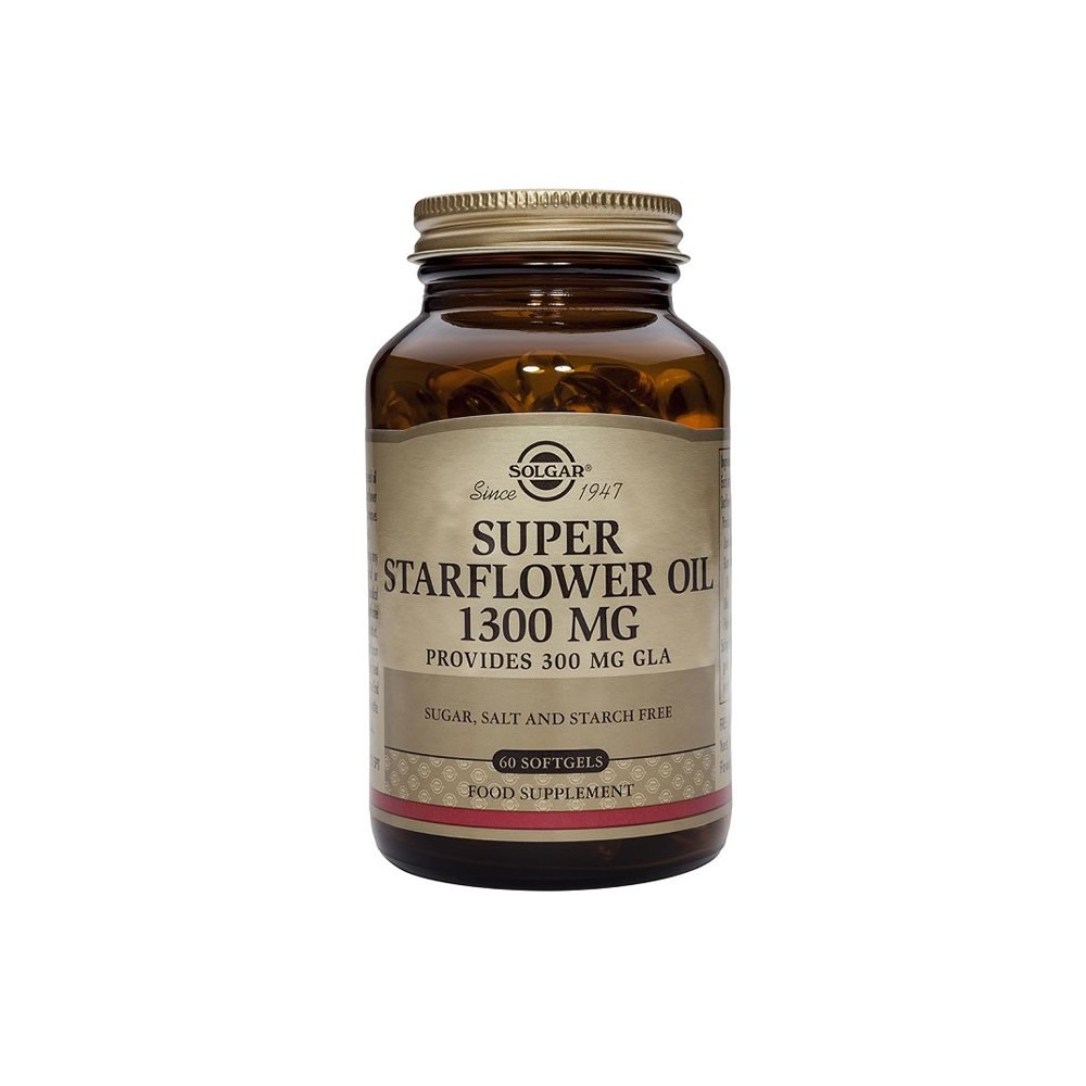 Solgar Super Starflower Oil 1300mg 60 minkštųjų kapsulių